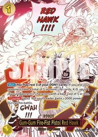 Gum-Gum Fire-Fist Pistol Red Hawk (Alternate Art)